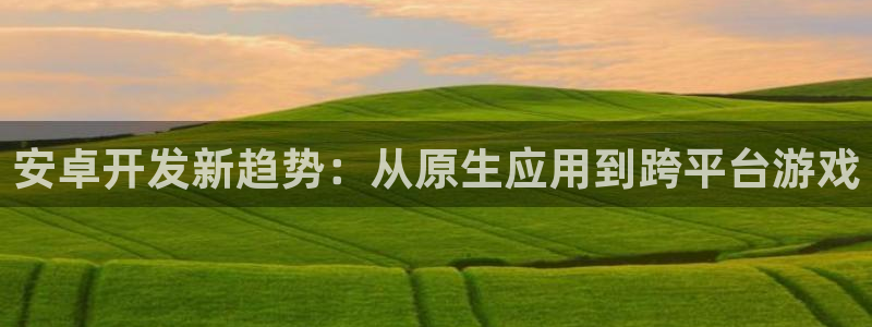 买三牛：安卓开发新趋势：从原生应用到跨平台游戏