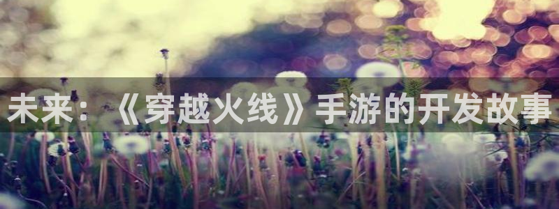 三牛娱乐官网：未来：《穿越火线》手游的开发故事
